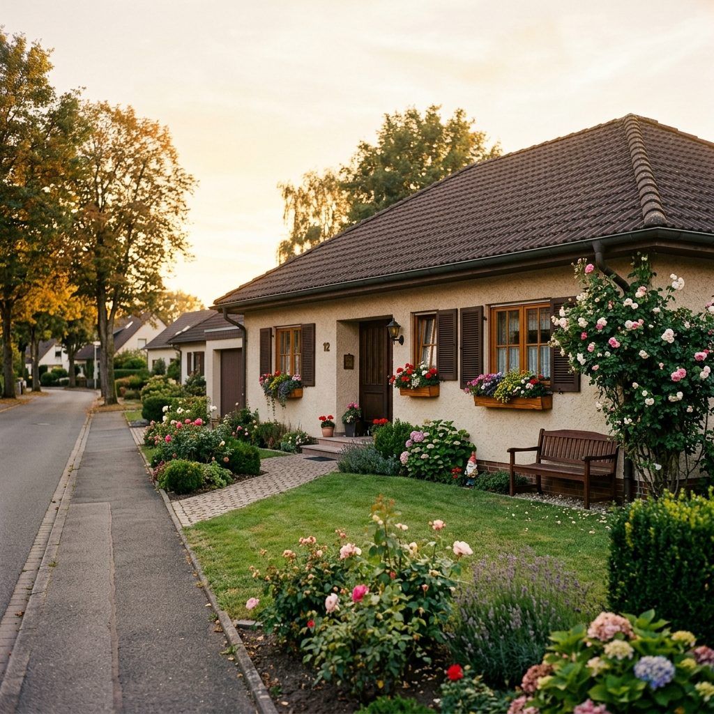 Gepflegtes Einfamilienhaus mit kleinem Garten – Immobilienverrentung im Rhein-Main-Gebiet